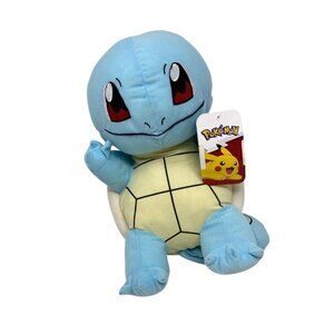 Pokemon Squirtle Plush Stuffed Animal Figure Toy Factory 16" 2022 Soft Orig Tag